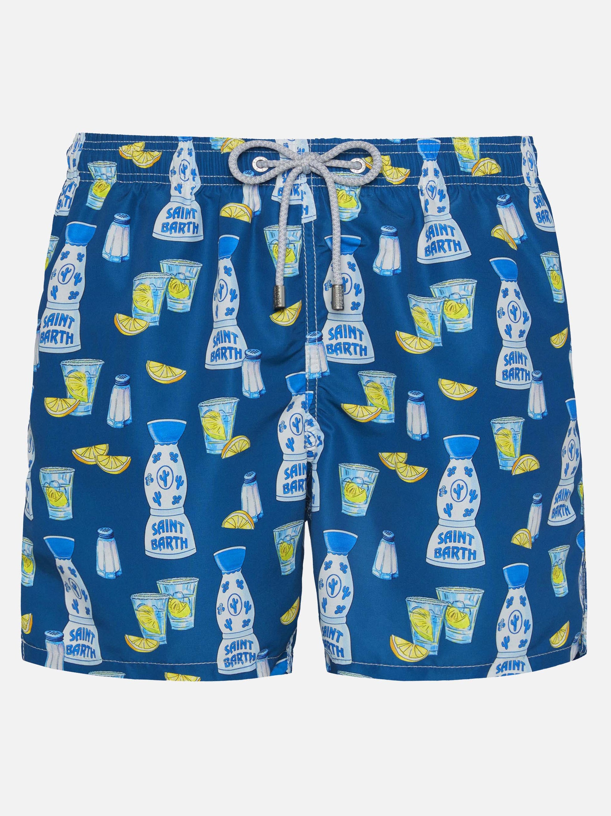 Mid-length Gustavia swim-shorts with tequila print - MC2 Saint Barth