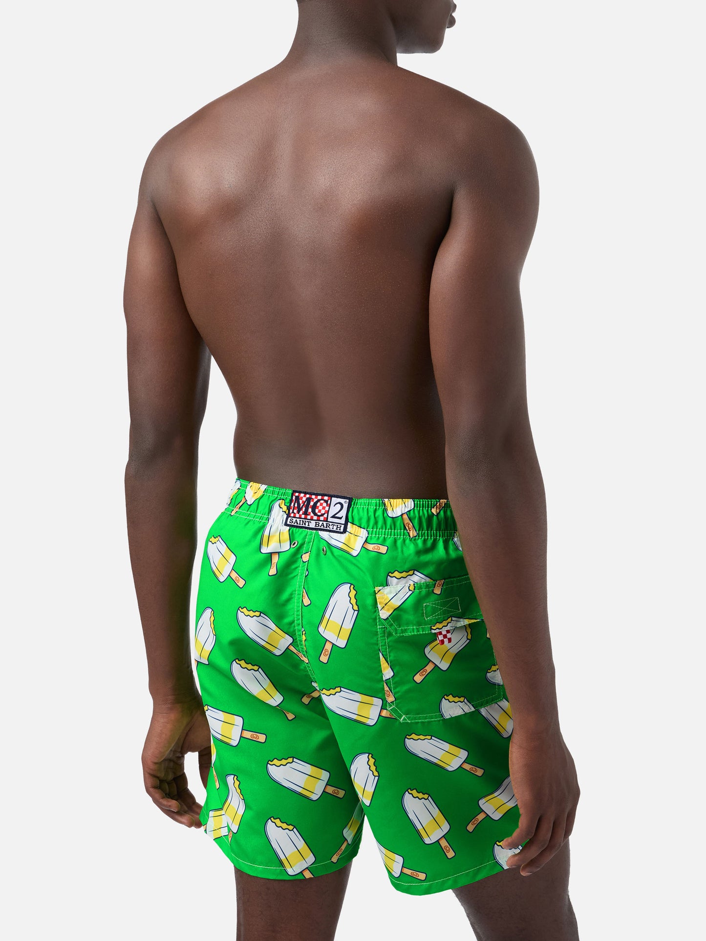 Klassische Herren-Badeshorts mit Lemonissimo-Aufdruck | Algida® Sonderedition
