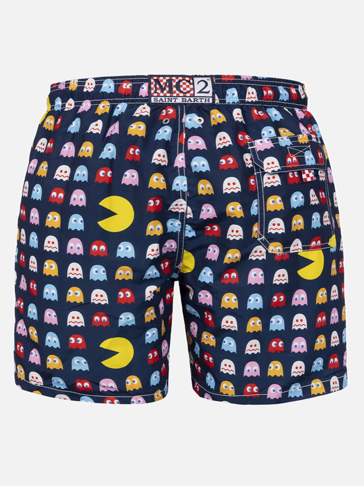 Mittellange Gustavia Badeshorts mit Pac-Man-Aufdruck |PAC-MAN SPECIAL EDITION