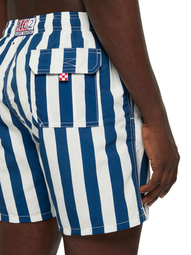 Mid-length Gustavia swim-shorts with Sapore di Mare embroidery | SAPORE DI MARE SPECIAL EDITION