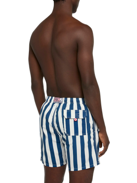 Mid-length Gustavia swim-shorts with Sapore di Mare embroidery | SAPORE DI MARE SPECIAL EDITION