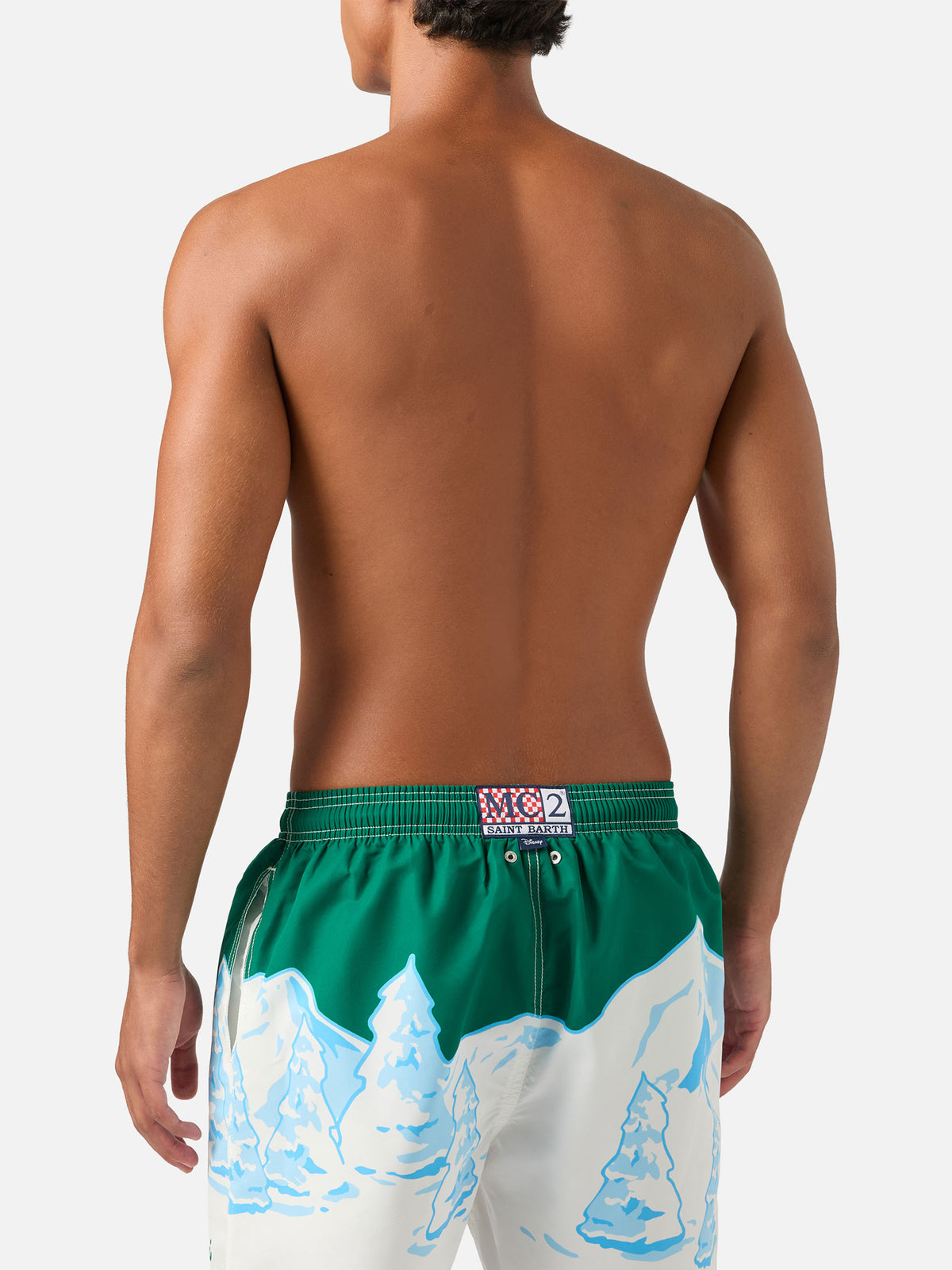 Costume da bagno Gustavia verde con stampa Zio Paperone | Special edition