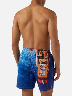 Gustavia swim shorts with italian summer print | Special Edition