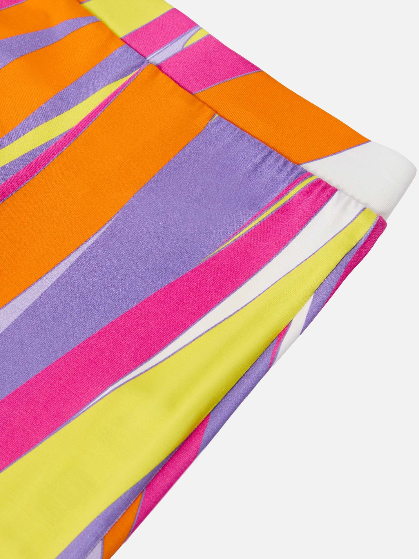 Pantaloni flare Gwenda Jr con stampa shape wave