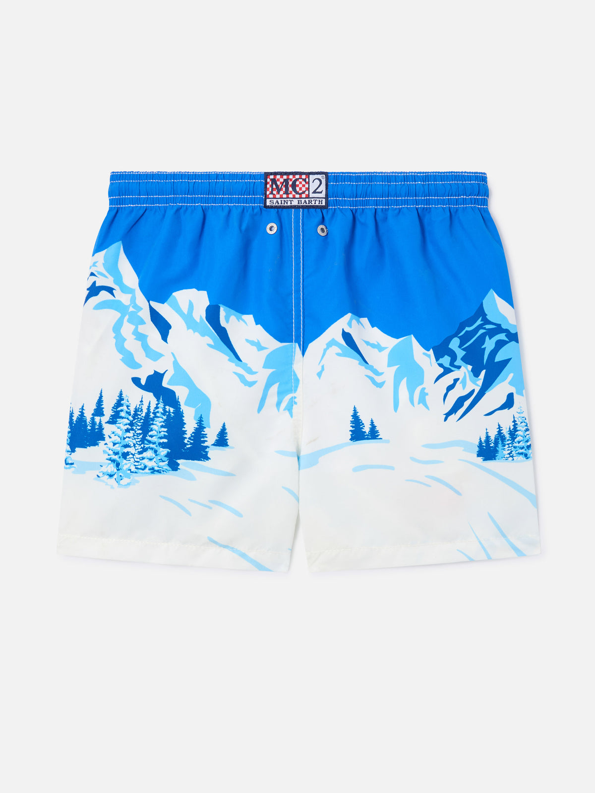 Bañador corto ligero blue Haiti con estampado de Snoopy | Special edition 