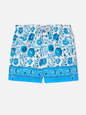 Haiti-Badeshorts mit platziertem floralem Print 