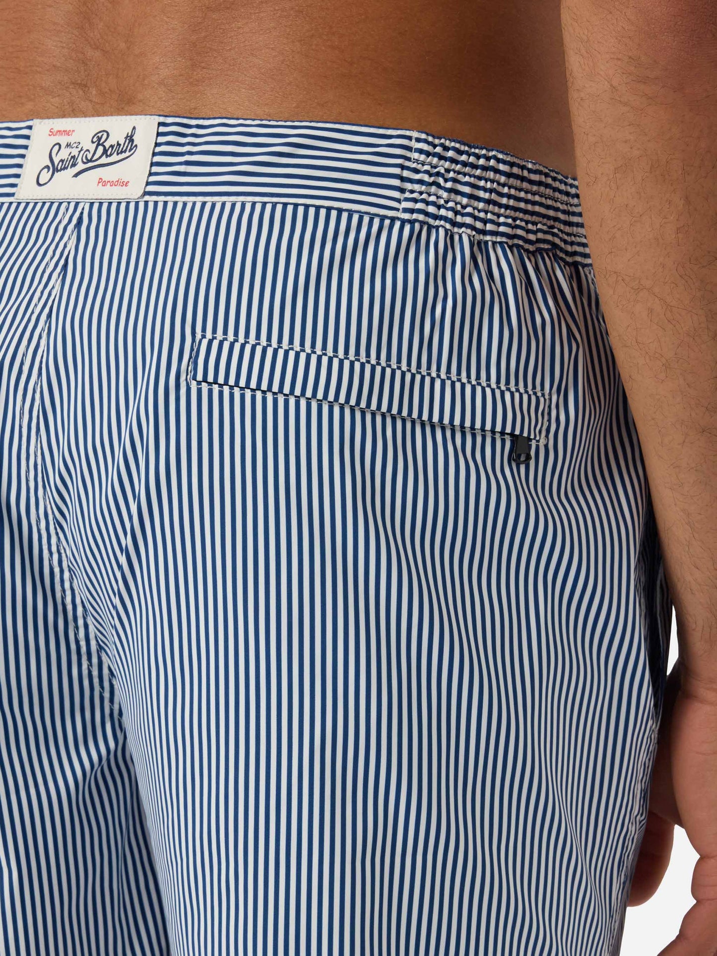 Costume mare Harrys a righe blu e bianche