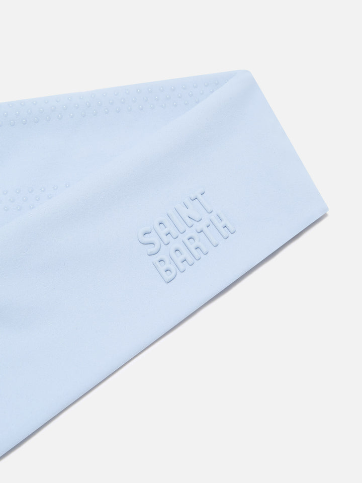 Leichtes blue Studio-Stirnband 