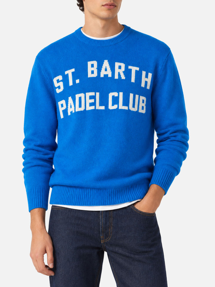 Suéter Heron con jacquard St. Barth Padel Club 