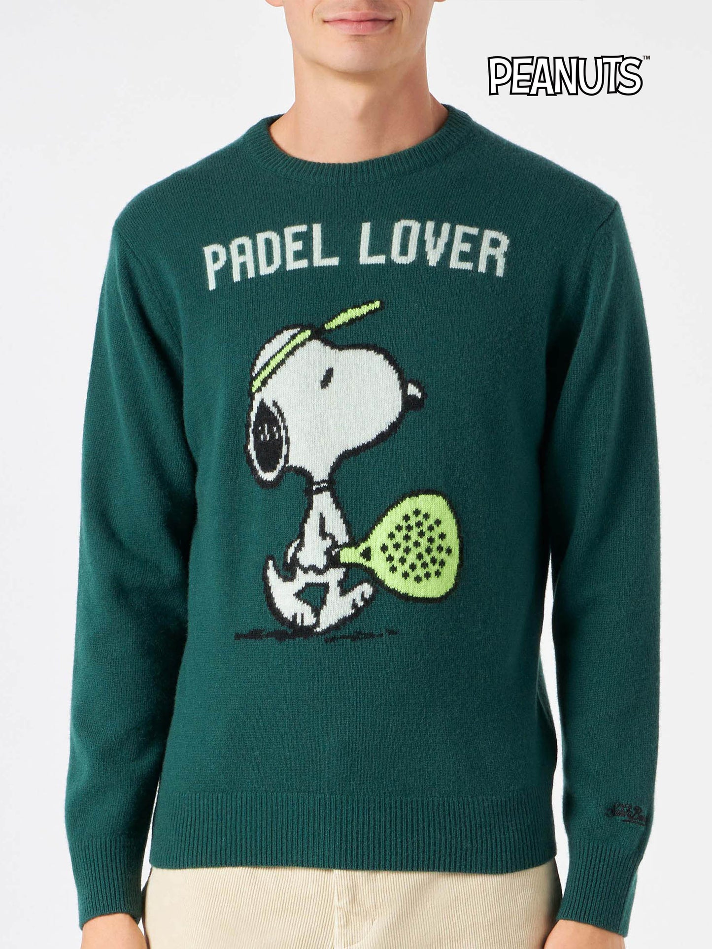 Crewneck sweater with Snoopy jacquard | SNOOPY - PEANUTS™ SPECIAL EDITION