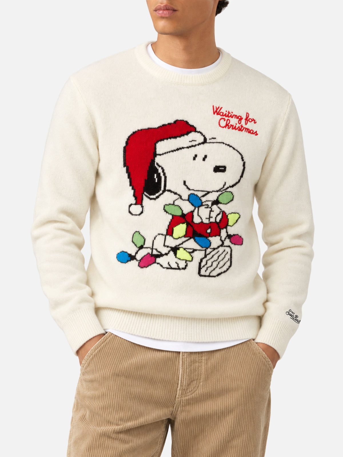 Jersey Heron con jacquard y bordado de Snoopy | SNOOPY PEANUTS® SPECIAL EDITION 