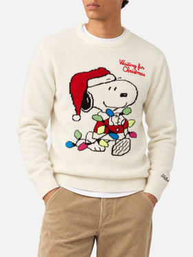 Jersey Heron con jacquard y bordado de Snoopy | SNOOPY PEANUTS® SPECIAL EDITION 