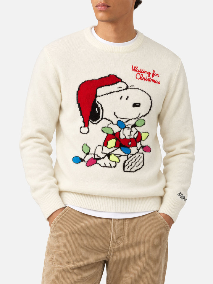 Jersey Heron con jacquard y bordado de Snoopy | SNOOPY PEANUTS® SPECIAL EDITION 
