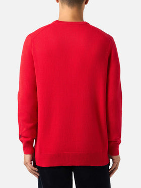 Herrenpullover Heron mit Vacanze di Natale-Jacquard | VACANZE DI NATALE SONDERAUSGABE