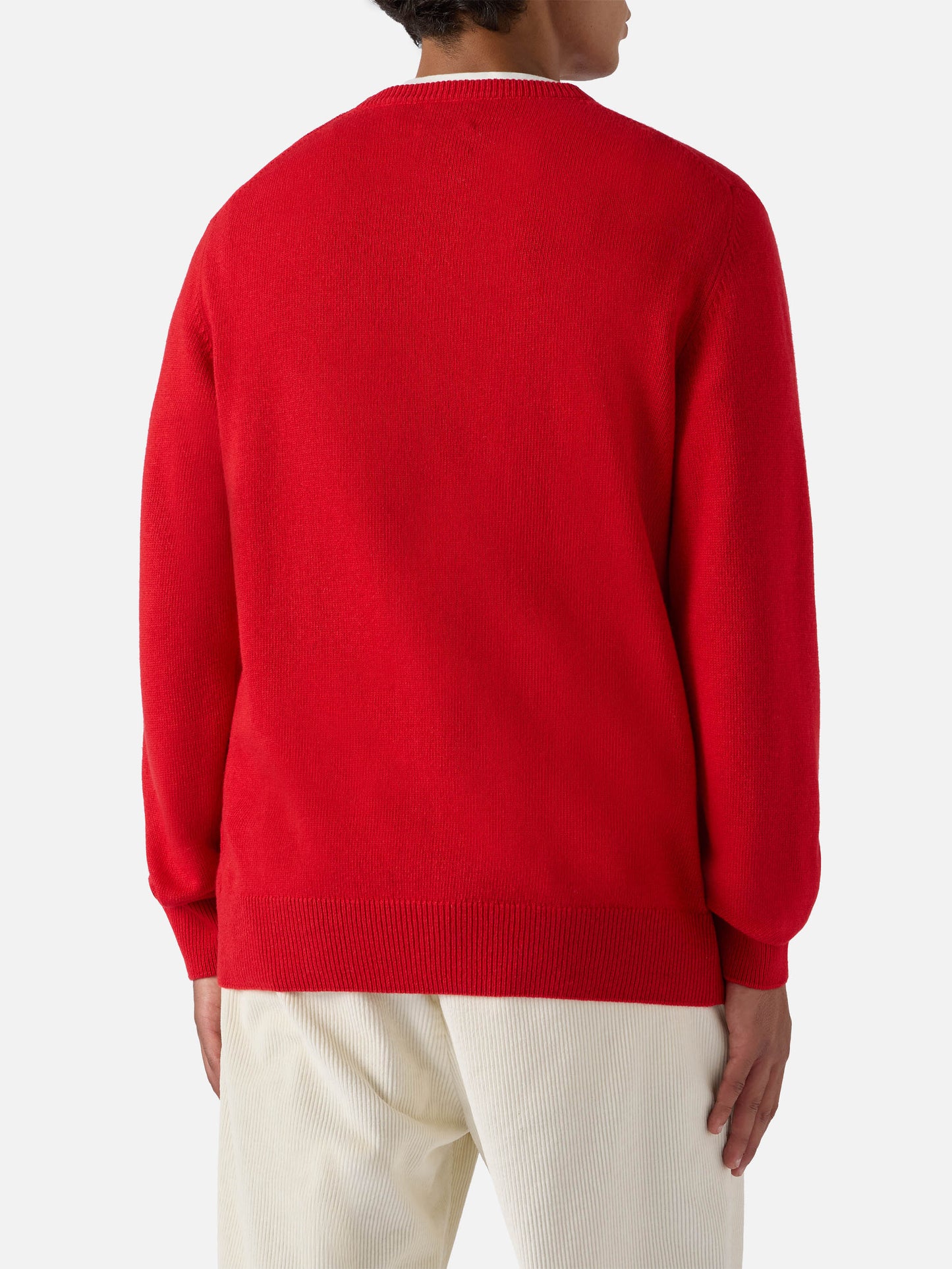 Maglione rosso Heron con jacquard Vacanze di Natale | VACANZE DI NATALE SPECIAL EDITION