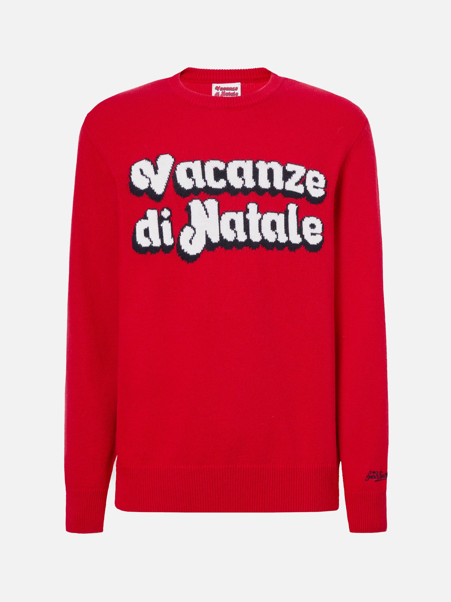 Maglione rosso Heron con jacquard Vacanze di Natale | VACANZE DI NATALE SPECIAL EDITION