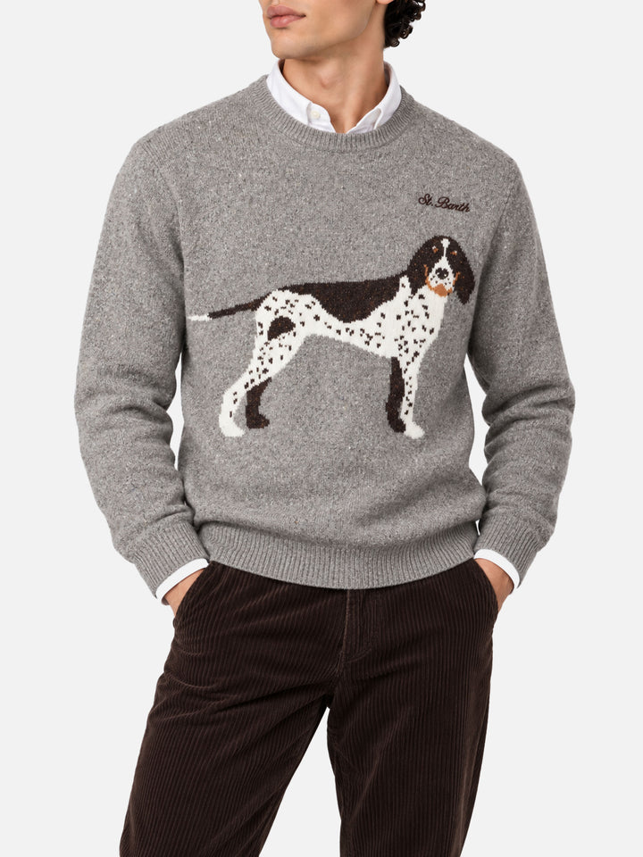 Pull pour chien Heron grey donegal 