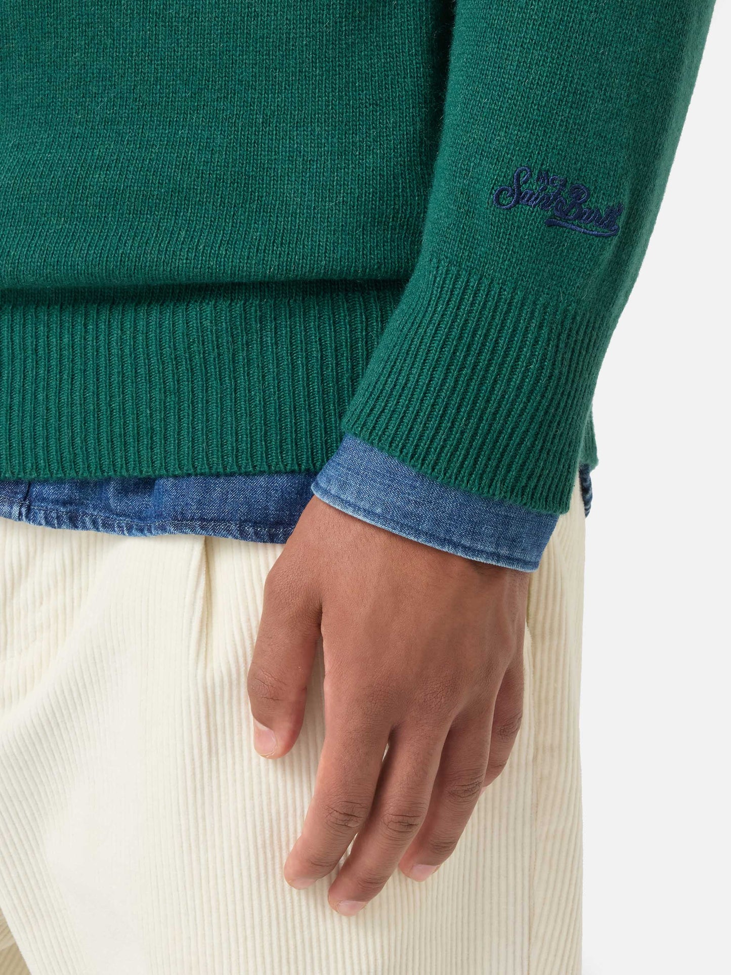 Heron grüner Nautilus Daytona Pullover 