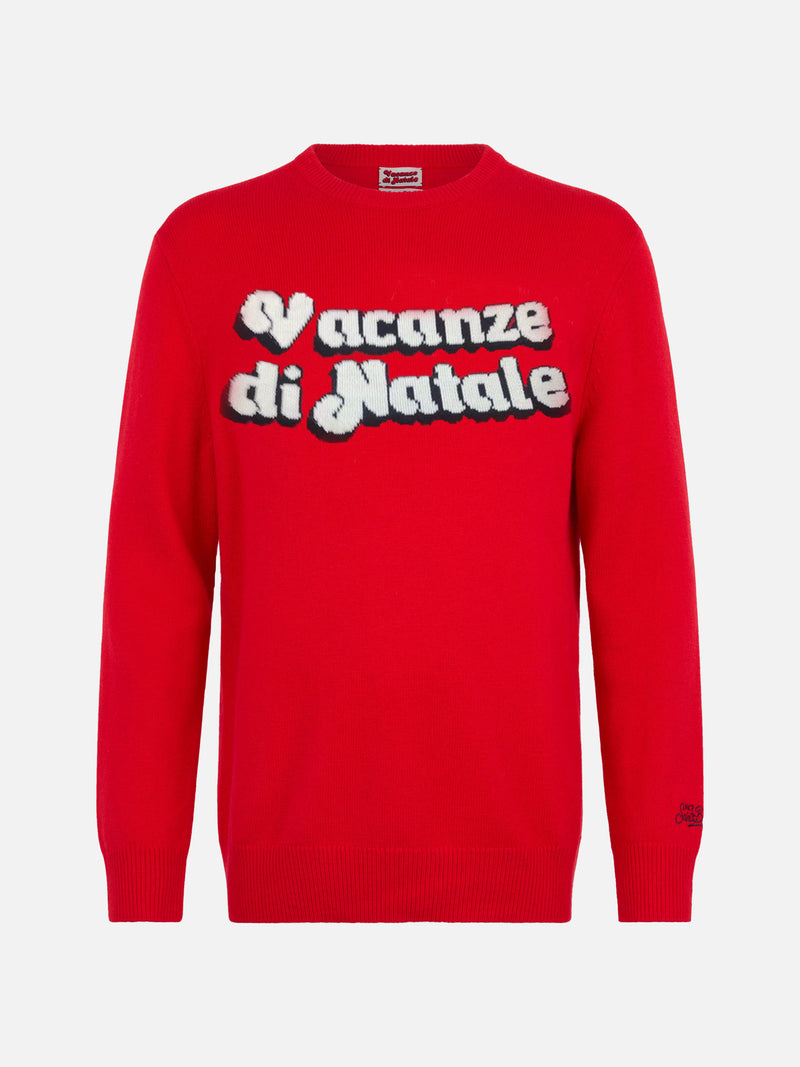 Man sweater Heron with Vacanze di Natale jacquard | VACANZE DI NATALE SPECIAL EDITION