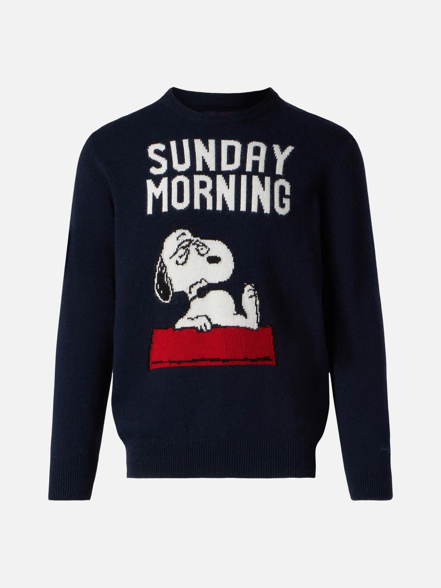 Herrenpullover mit Snoopy Sunday Morning-Aufdruck | SNOOPY – PEANUTS™ SONDEREDITION