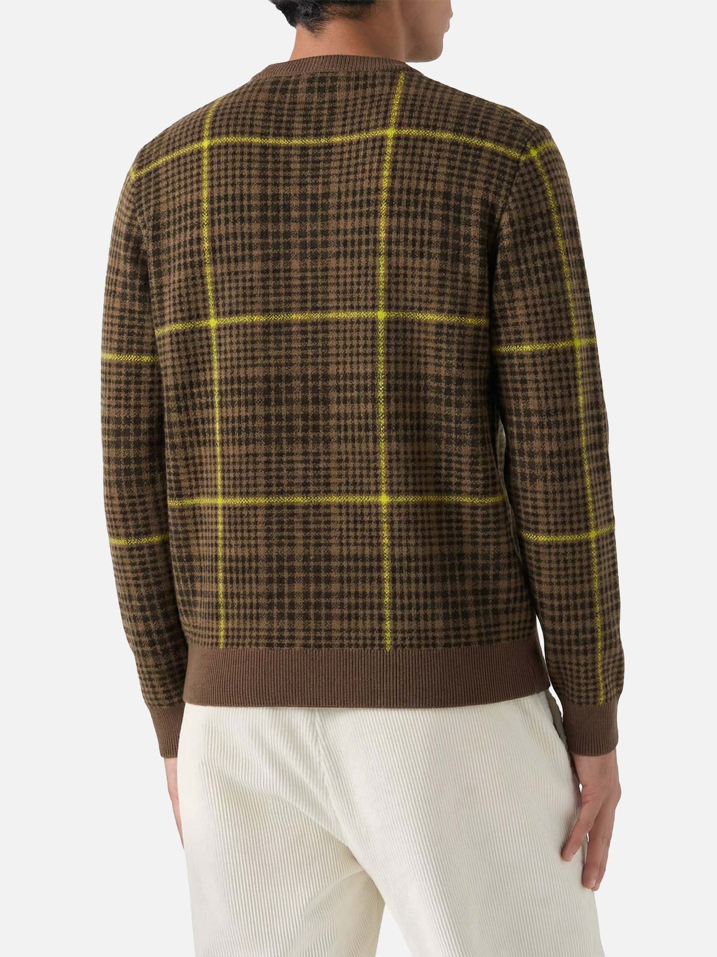 Maglione Heron P jacquard Snoopy Principe di Galles | SNOOPY – EDIZIONE SPECIALE PEANUTS™