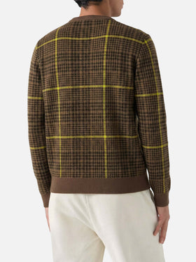 Maglione Heron P jacquard Snoopy Principe di Galles | SNOOPY – EDIZIONE SPECIALE PEANUTS™