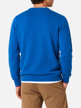 Crewneck-Pullover Heron mit „Ho sempre sbagliato tutto“-Stickerei 