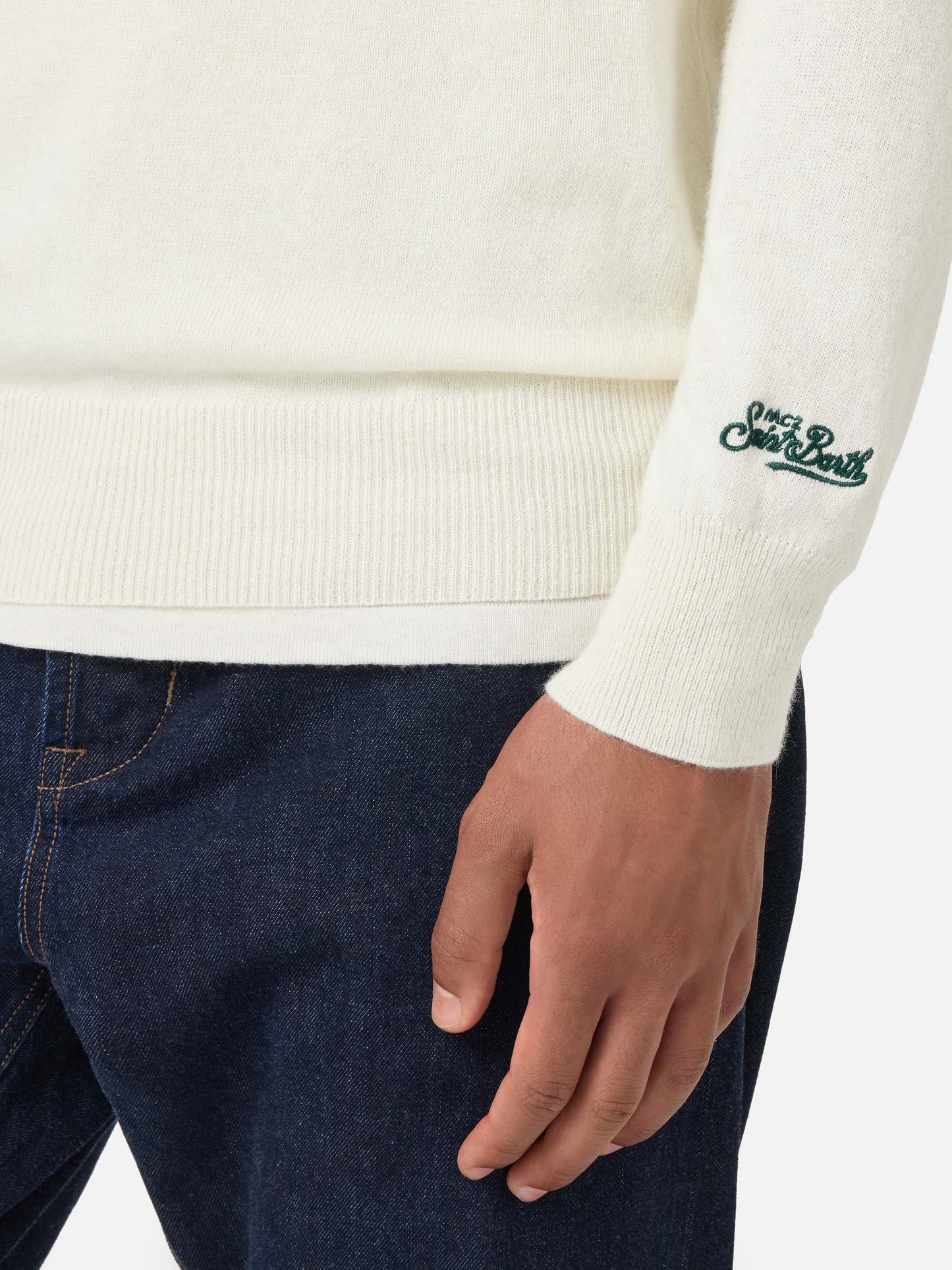 Pull ras-du-cou Heron avec broderie Snoopy tennis champ | SNOOPY PEANUTS SPECIAL EDITION 