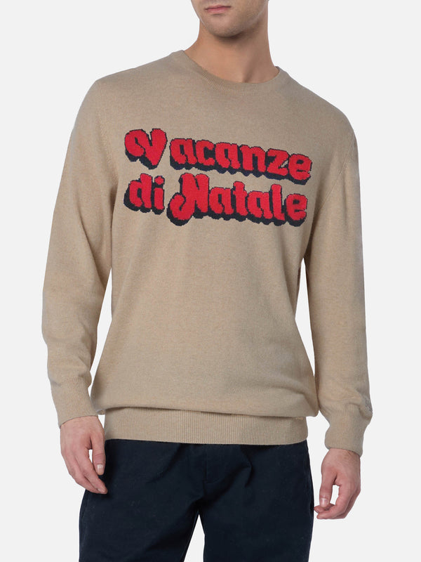 Man sweater Heron with Vacanze di Natale jacquard | VACANZE DI NATALE SPECIAL EDITION