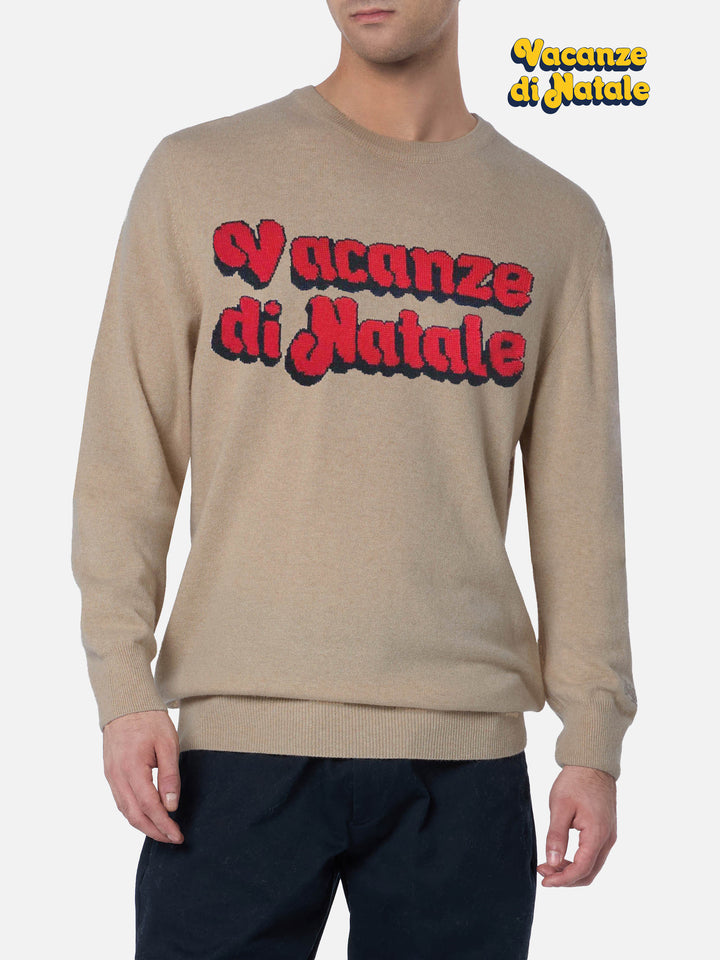 Herrenpullover Heron mit Vacanze di Natale-Jacquard | VACANZE DI NATALE SONDERAUSGABE