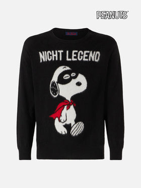 Weicher Herrenpullover mit Snoopy Night Legend-Aufdruck | SNOOPY – PEANUTS™ SONDEREDITION