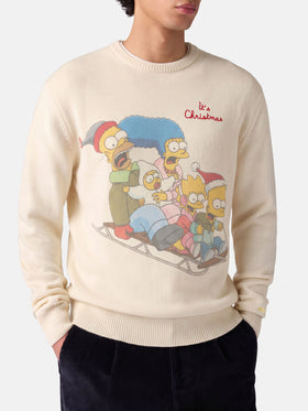 Rundhalspullover Heron mit Jacquardmotiv der Simpson-Familie | THE SIMPSONS SPECIAL EDITION 