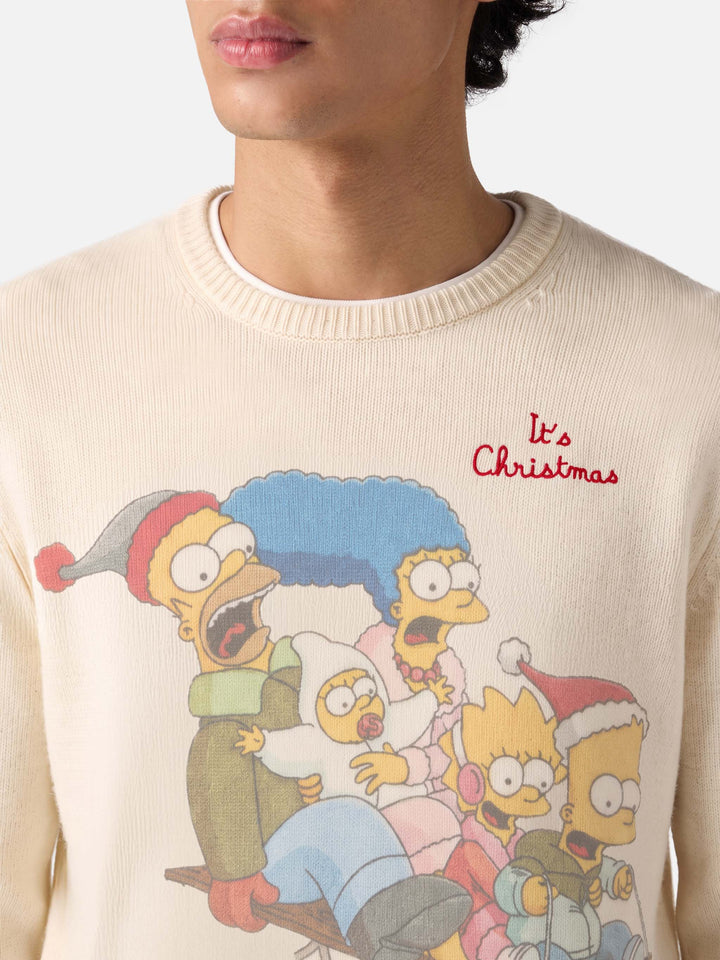 Pull col rond Heron avec jacquard The Simpson family | THE SIMPSONS SPECIAL EDITION 