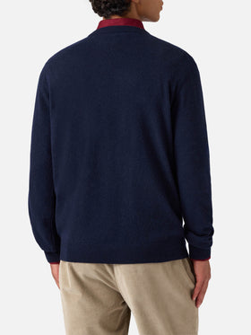 Crewneck sweater Heron Light with Moglie in vacanza inizia la danza embroidery | YUPPIES SPECIAL EDITION