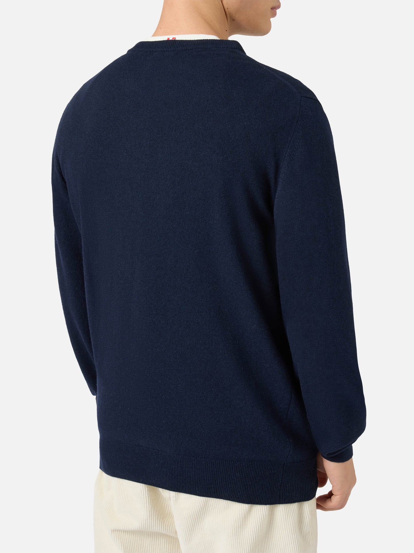 Crewneck sweater Heron Light with Non sono bello, piaccio! embroidery | VACANZE DI NATALE SPECIAL EDITION