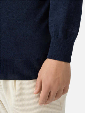 Crewneck sweater Heron Light with Non sono bello, piaccio! embroidery | VACANZE DI NATALE SPECIAL EDITION