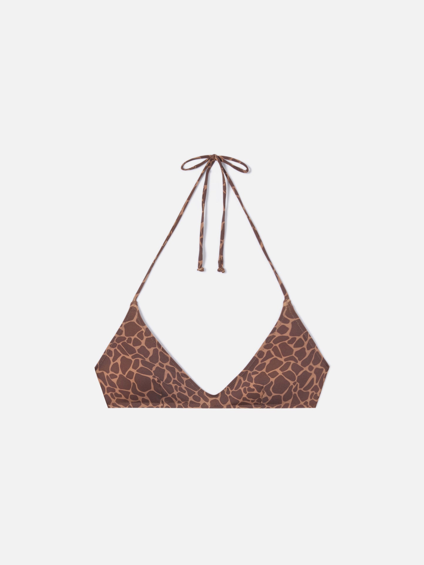 Hespera bralette bikini top with animal print