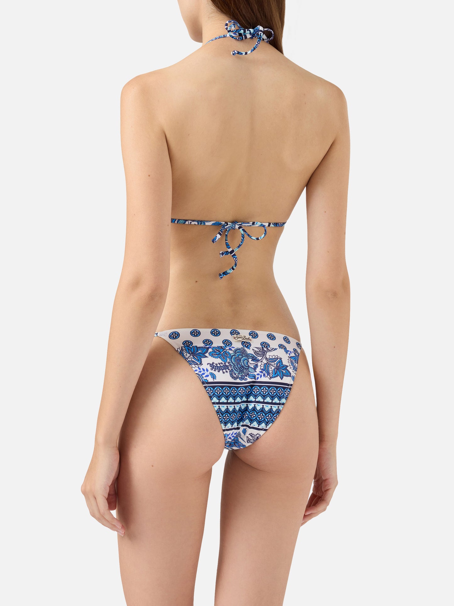 Himani triangle bikini with gipsy print