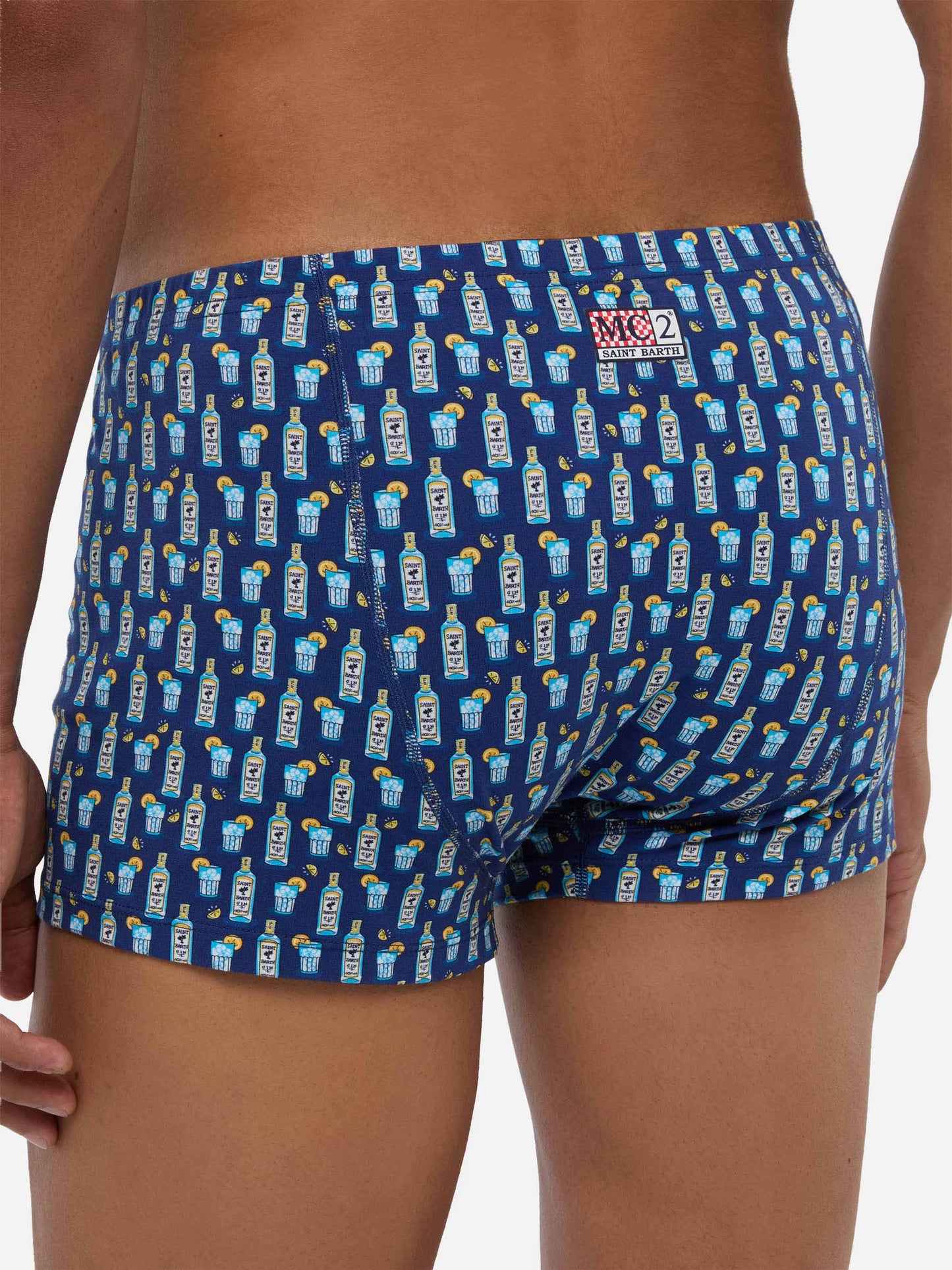 Boxer intimo da uomo stampa Gin tonic