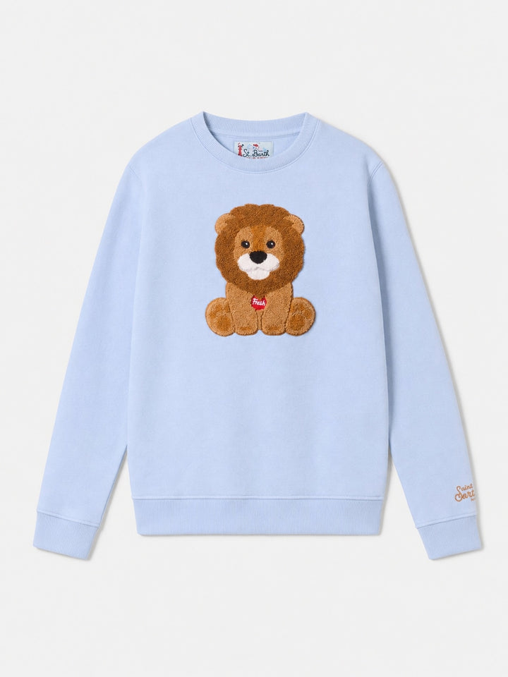 Crewneck-Sweatshirt Hutton mit Trudi Löwen-Terry-Patch | TRUDI SPECIAL EDITION 