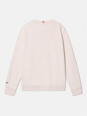 Off white Hutton sweatshirt with Trudi bear terry embroidery | Special edition