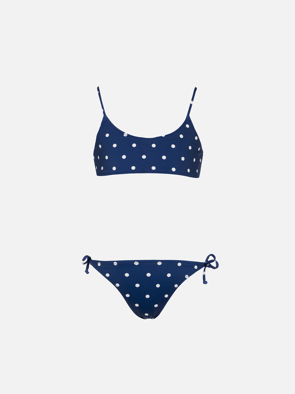 Girl polka dots bralette bikini Jaiden