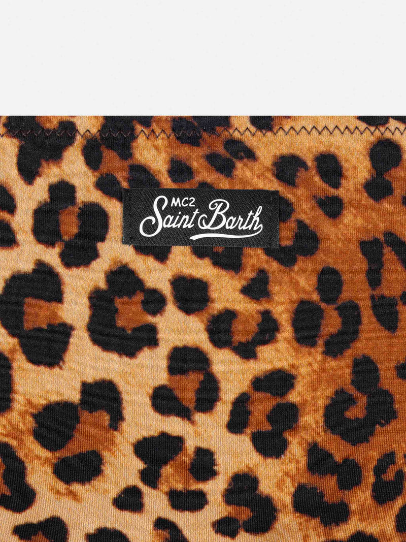 Bikini bralette Jaiden con stampa animalier