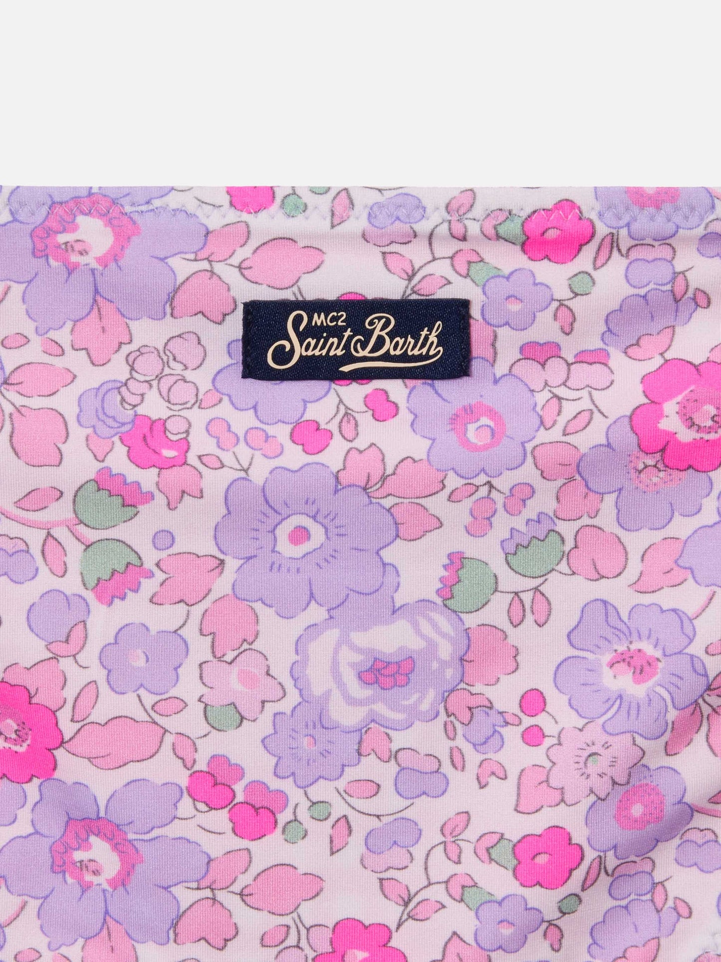 Jaiden Double reversible floral and gingham bikini | Made with Liberty Fabric