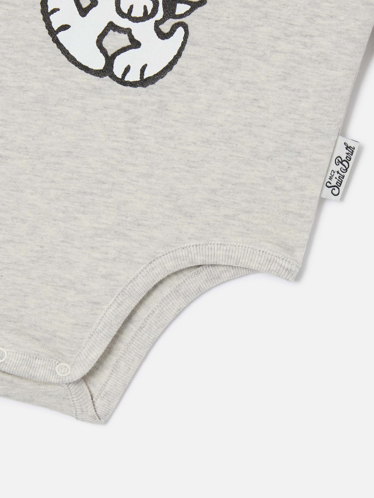 Body Jacques en algodón orgánico color crema con estampado de Snoopy | Special edition 