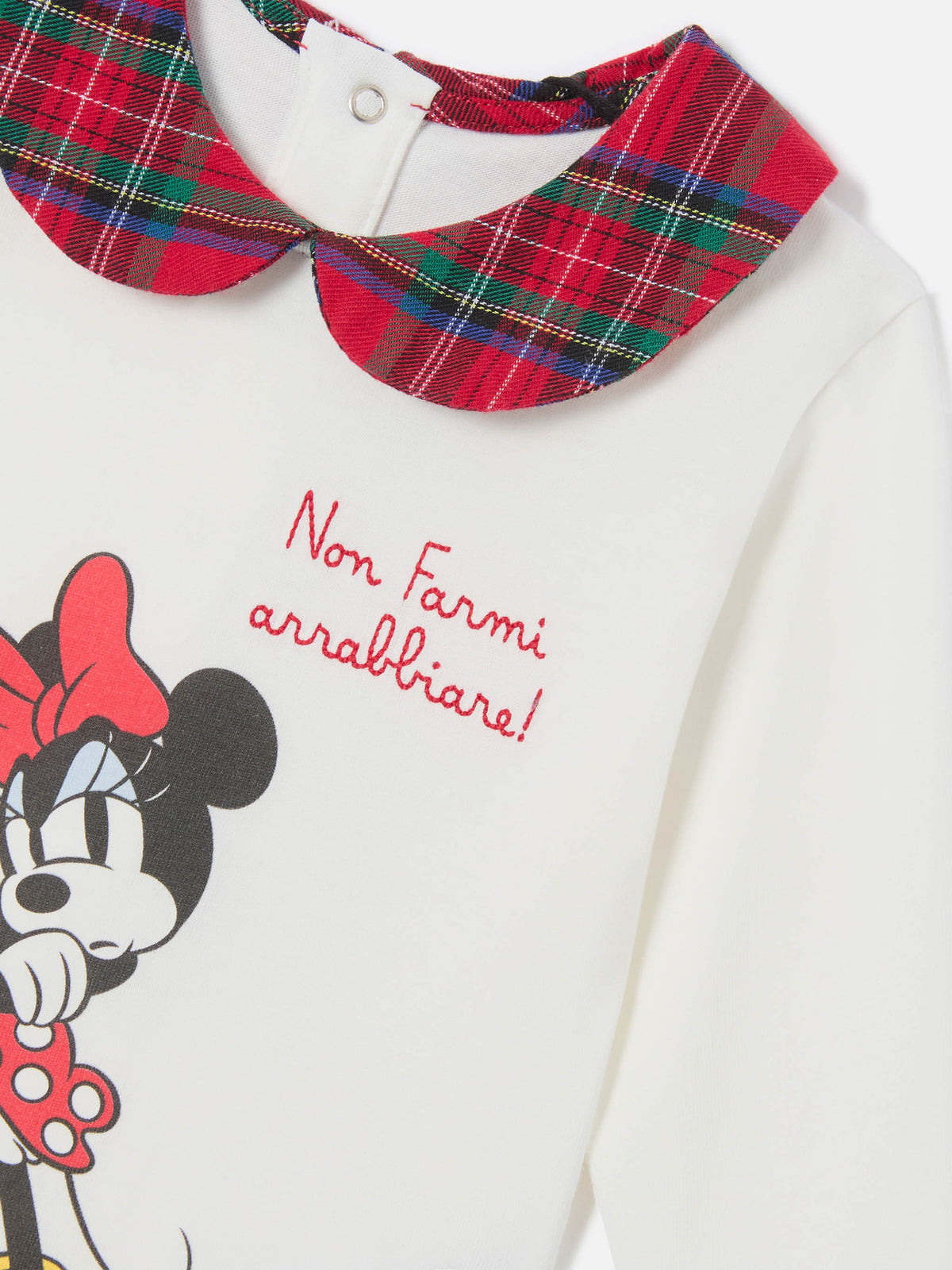 Body Jacques aus Bio-Baumwolle in Creme mit Minnie-Mouse-Print | Special edition 