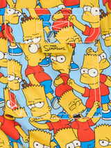 Boy mid-length Jean swim-shorts with Bart Simpson print | THE SIMPSON SPECIAL EDITION