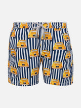 Cars Print Boy Swim Trunk