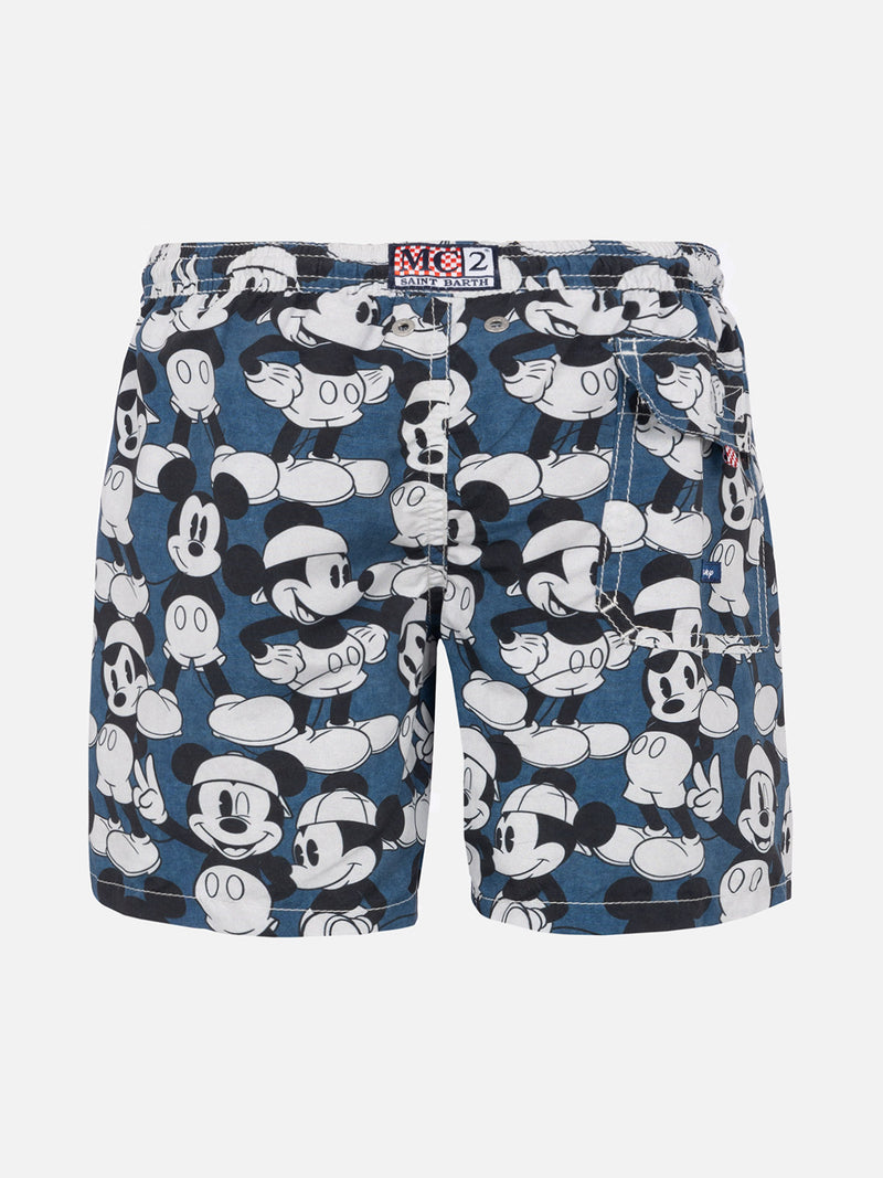 Boy swim shorts with Mickey Mouse print | Mickey Mouse Disney©