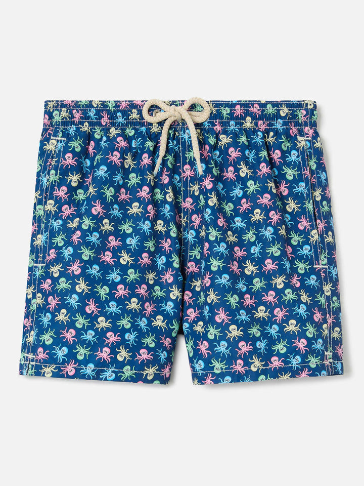 Jean Lighting swim shorts with Octopus all-over print